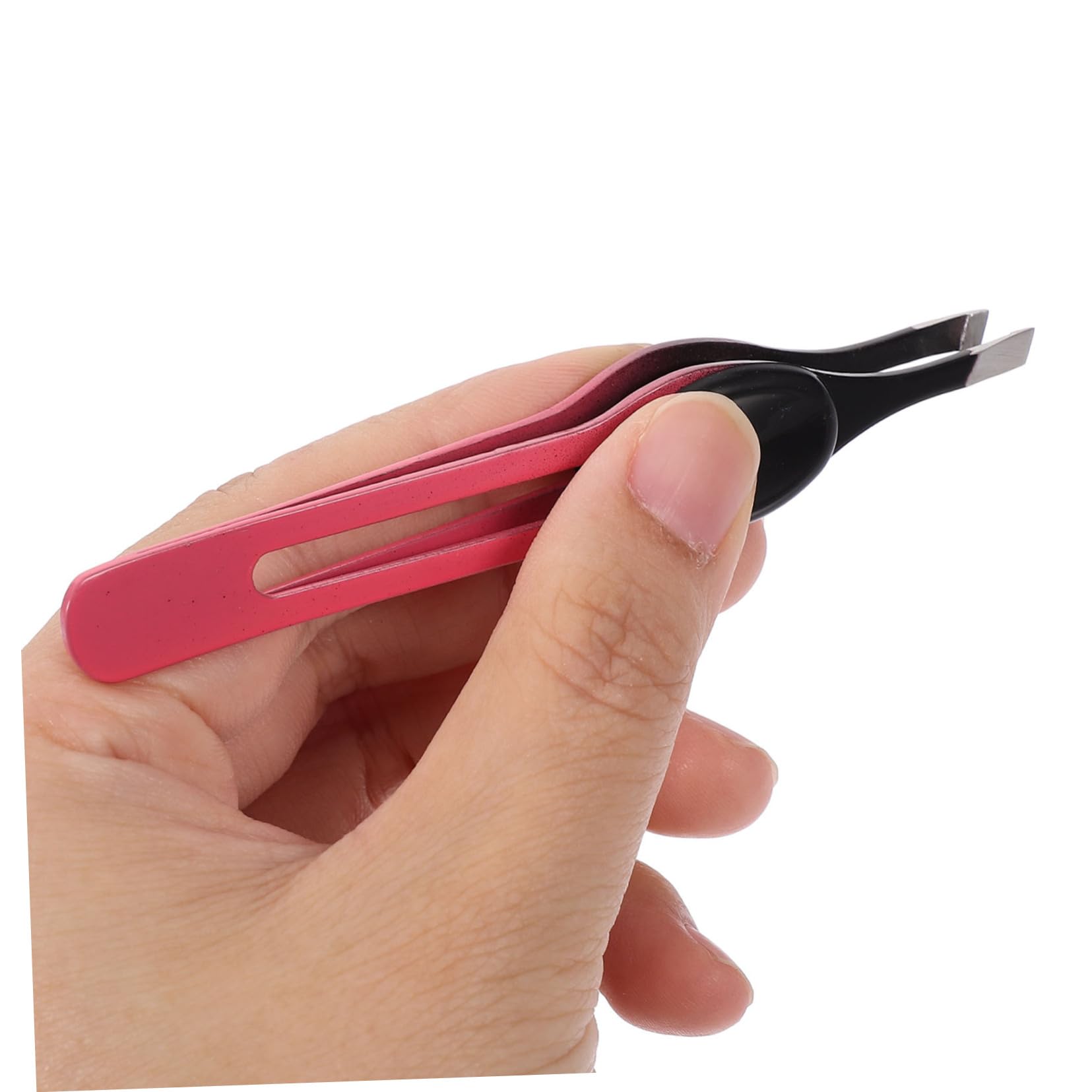 BIUDECO 5Pcs Eyebrow Tweezers Durable Hair Removal Tools with Non Slip Grip Convenient Eyebrow Trimmers for Precision Grooming Design for Removal