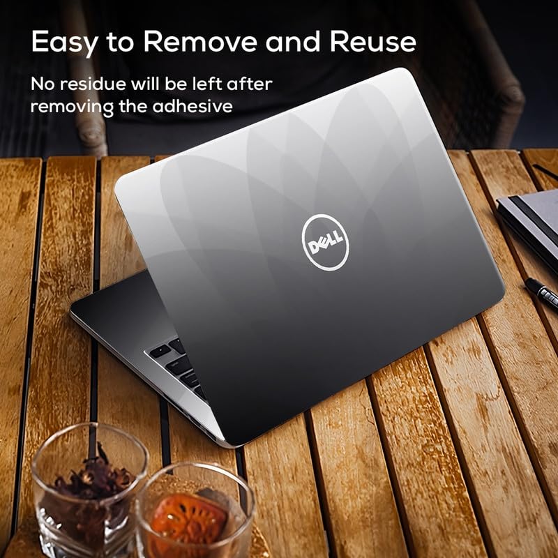 Image of Galaxsia DSGN 782 Full Body Laptop Skin Bubble-Free| Laminated & Removable | HD Quality Sticker for Laptops Upto 15.6 Inches Compatible with DELL
