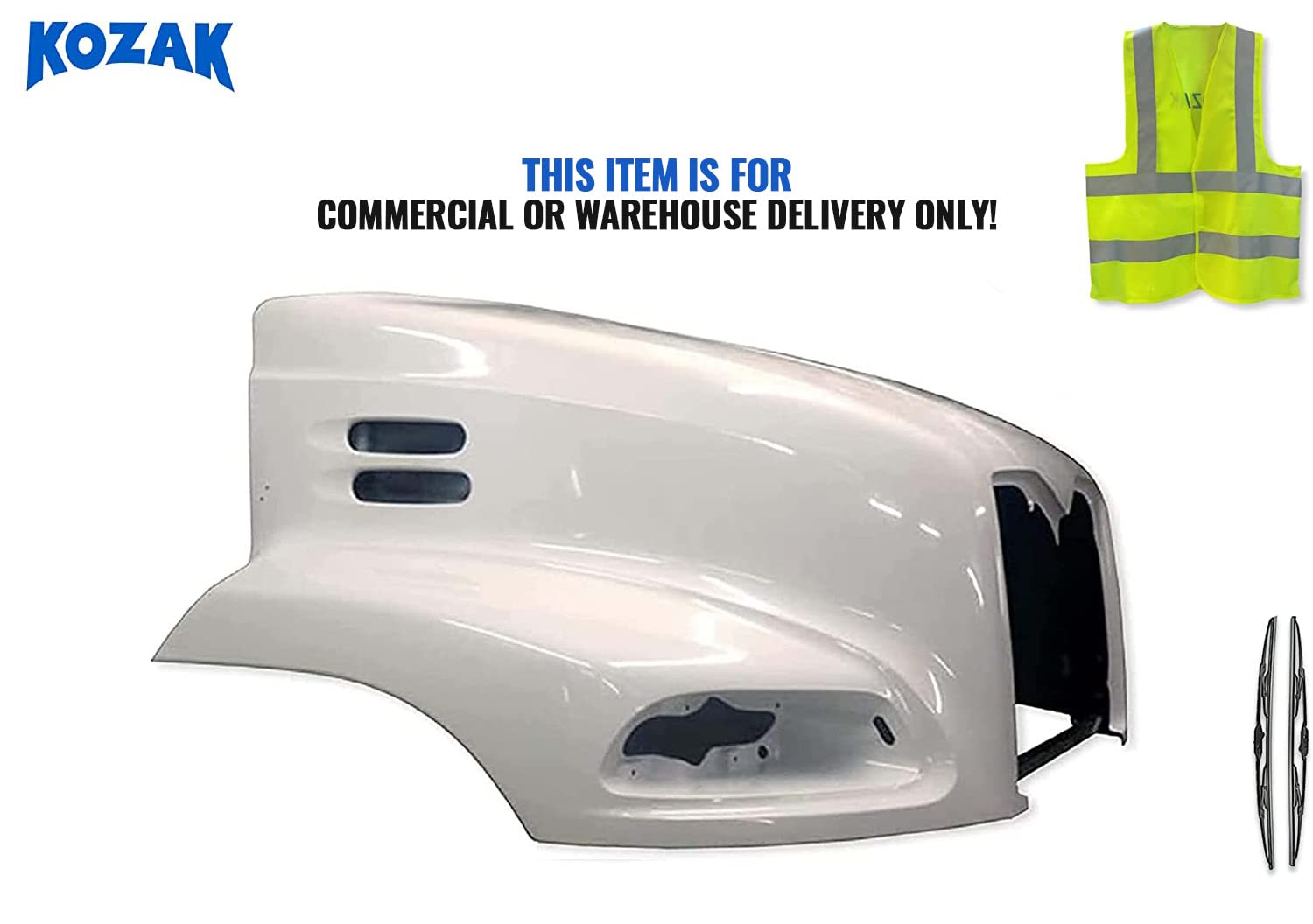 Amazon.com: Replacement Fiberglass Hood Shell for Mack Granite SBA  