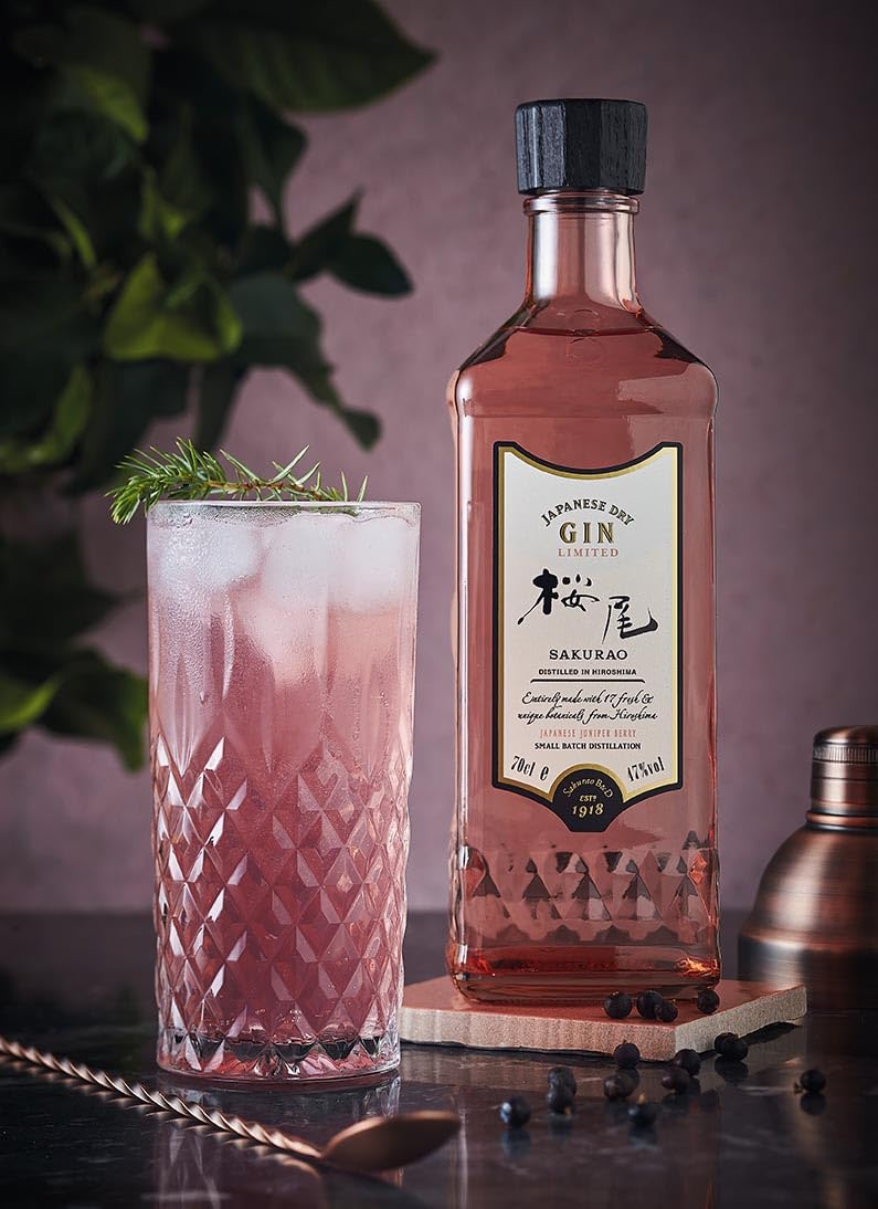 Sakurao Limited 17 Botanicals Japanischer Gin 47% vol. 0,7l