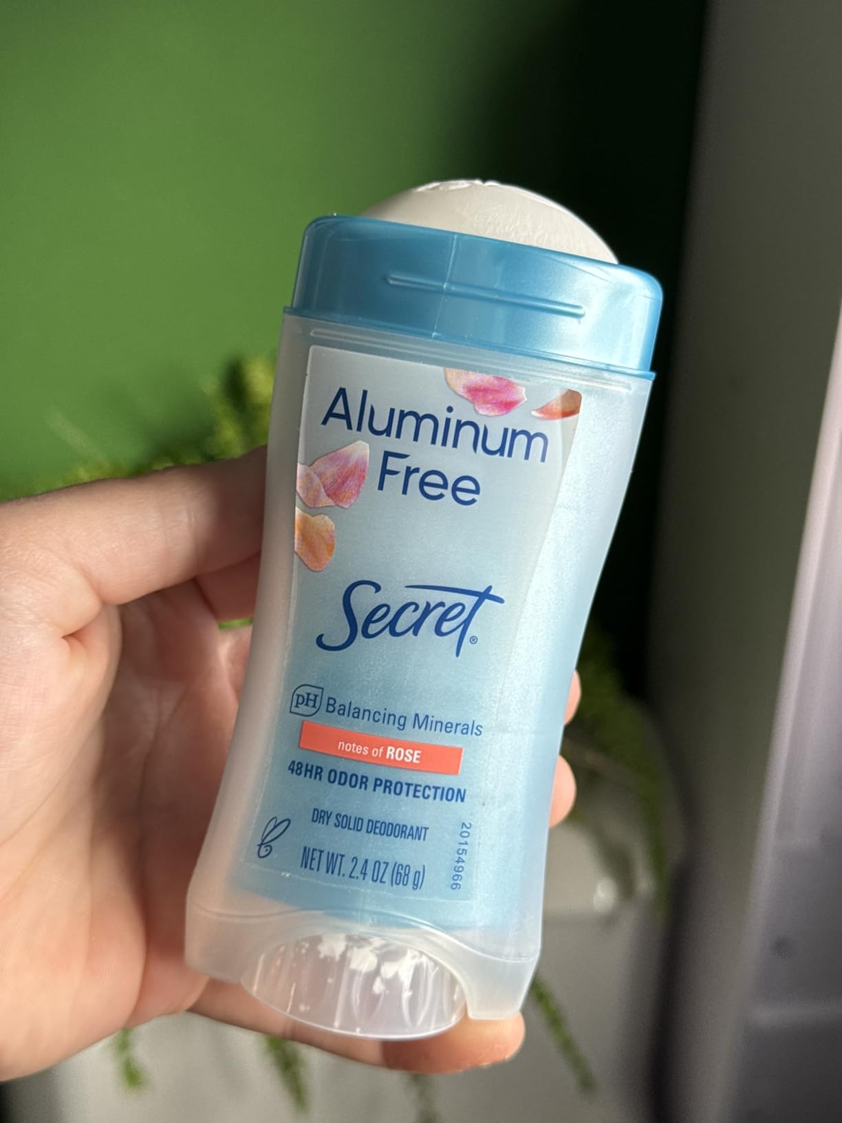 Secret Aluminum Free Deodorant for Women, Rose, 2.4 oz