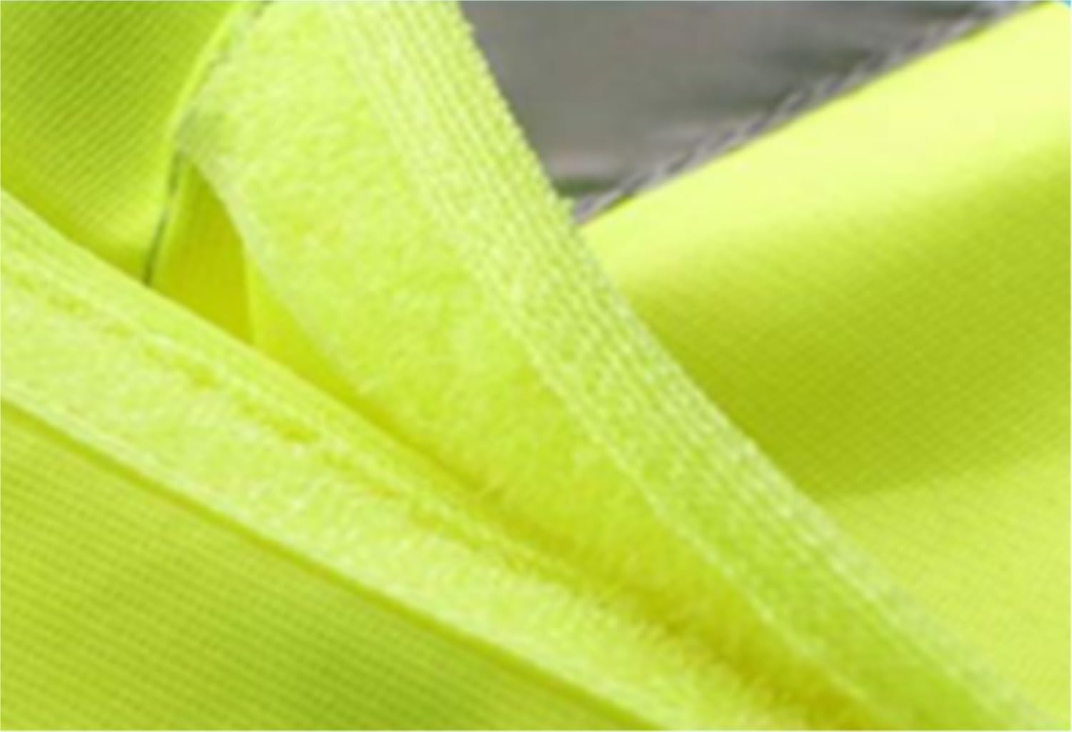 Chalecos Reflectantes de Alta Visibilidad, Chaleco Reflectante Amarillo Fluorescente de Malla melocotón Unisex