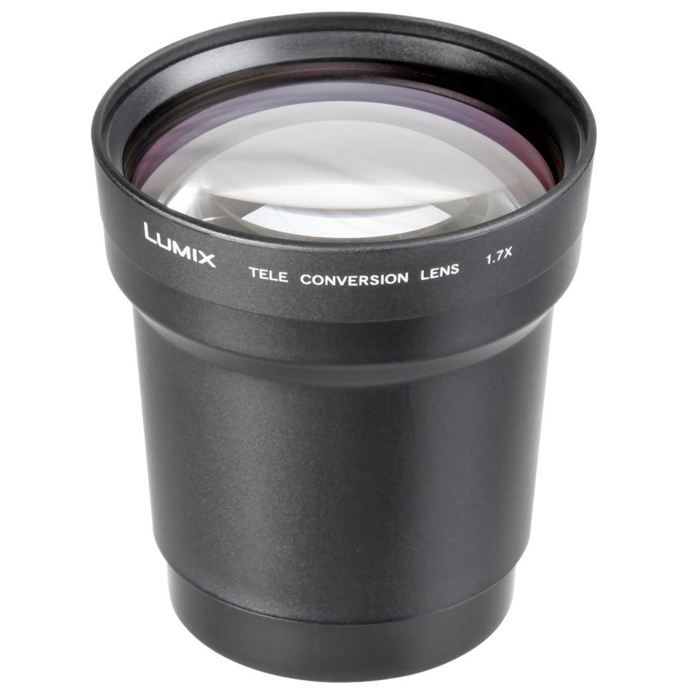 Panasonic Lumix DMW-LT55E Téléconvertisseur x1,7 (diamètre 55mm) pour Lumix FZ300, FZ82 - Noir
