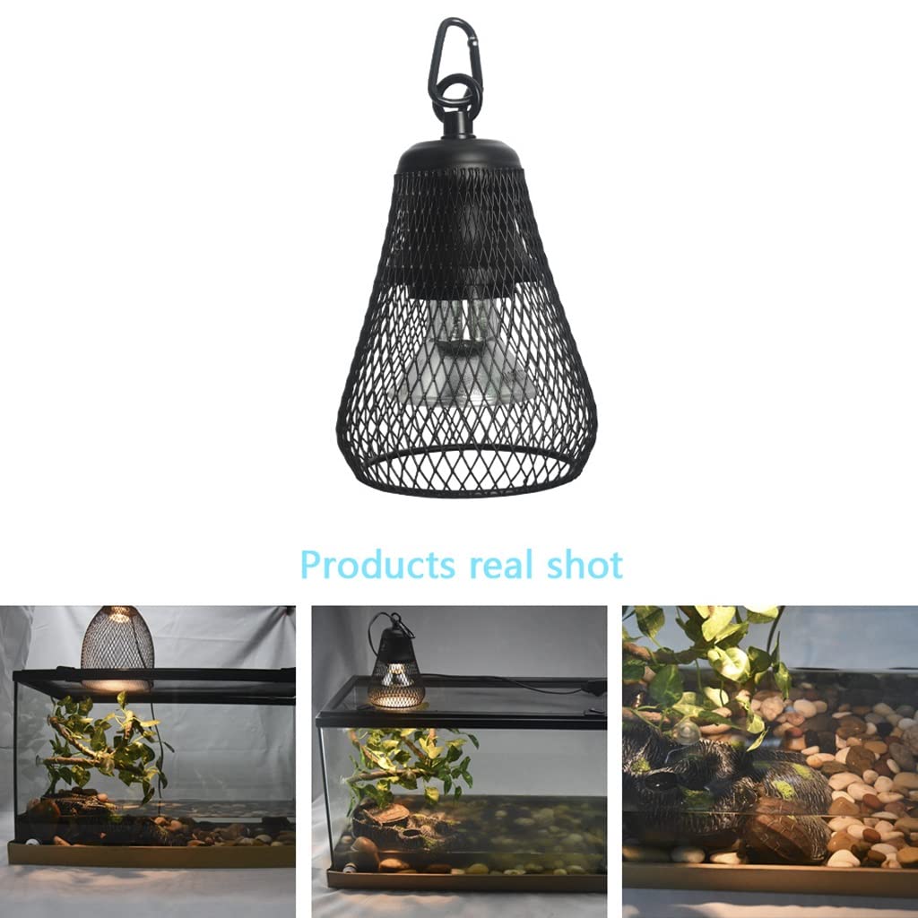 Lampada Termica per Rettili, Protezione del Riscaldatore per Rettili, Coperture del Cappuccio della Lampada a Cupola per Lucertole, Serpenti, Anfibi, Piante (Color : 2pcs)