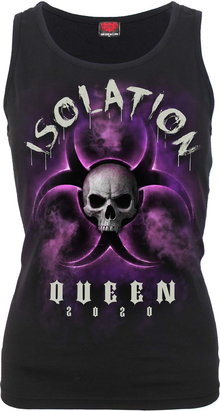 Spiral Black - Isolation Queen - Razor Back Top - M