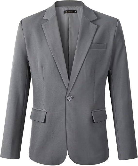 Beninos Mens Sport Coat Casual Blazer One Button Business Suit Jacket