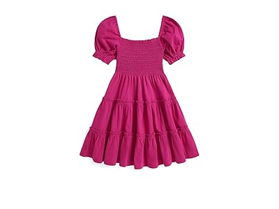 Polo Ralph Lauren Kids Smocked Cotton Jersey Dress (Toddler/Little Kid) Girl