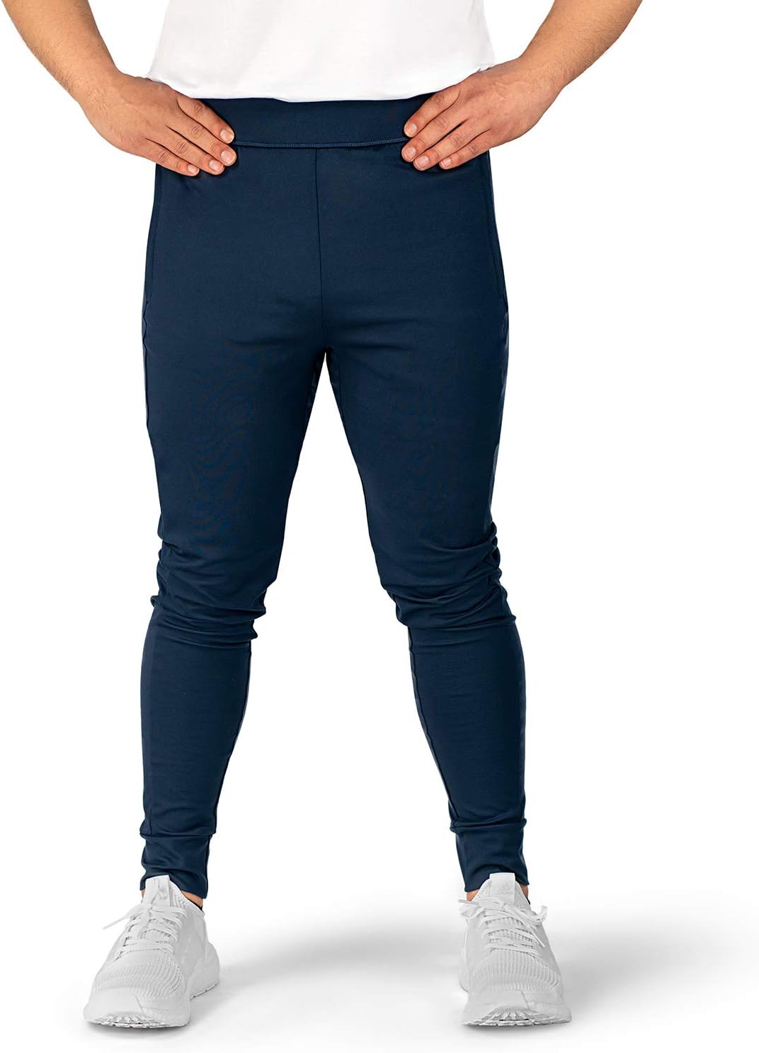 Men's Joggers Hydrafit Track Pants Men's Sweatpants Active Sports Running Workout Pant Zipper Pockets - Image 3