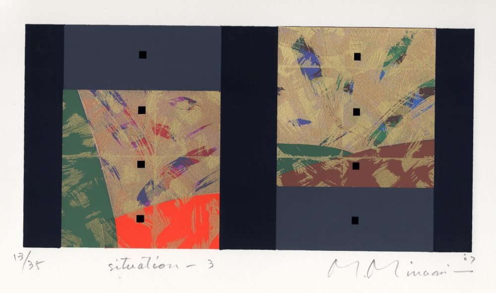 Amazon | 南正雄 シチュエーション・3 現代アート 絵画 抽象画