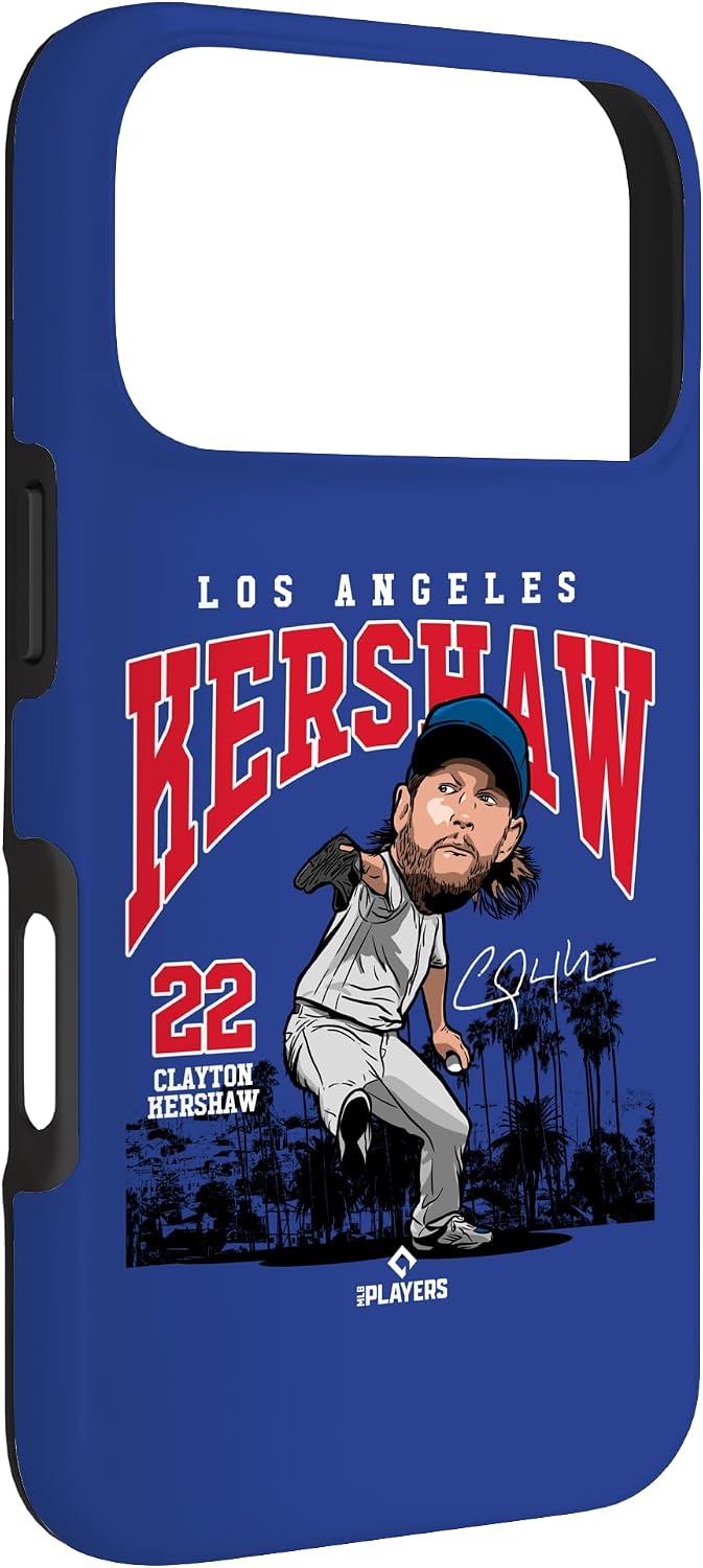 Clayton Kershaw | Los Angeles MLB Player League | MLBKER4042 Case for iPhone 17 Pro
