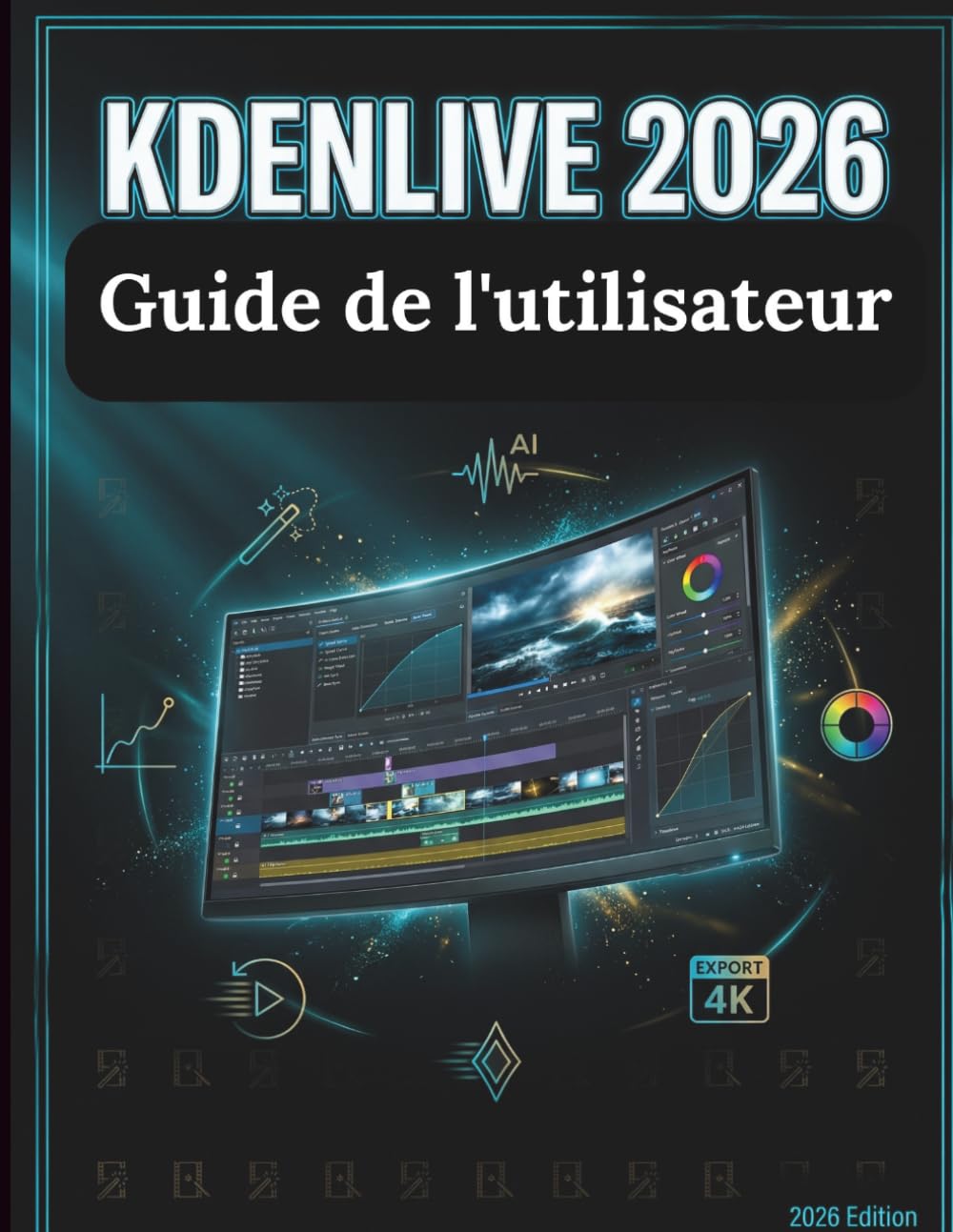 Kdenlive 2026 Guide de l'utilisateur: Le guide du créateur pour la production vidéo open source : flux de travail, raccourcis et effets pour un contenu de haute