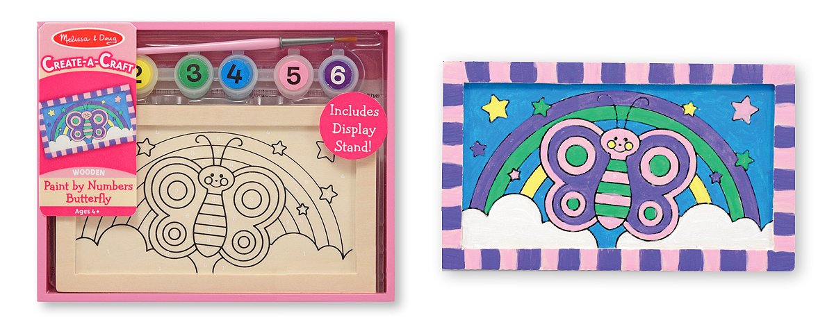 Melissa & Doug Paint by Numbers-Butterfly