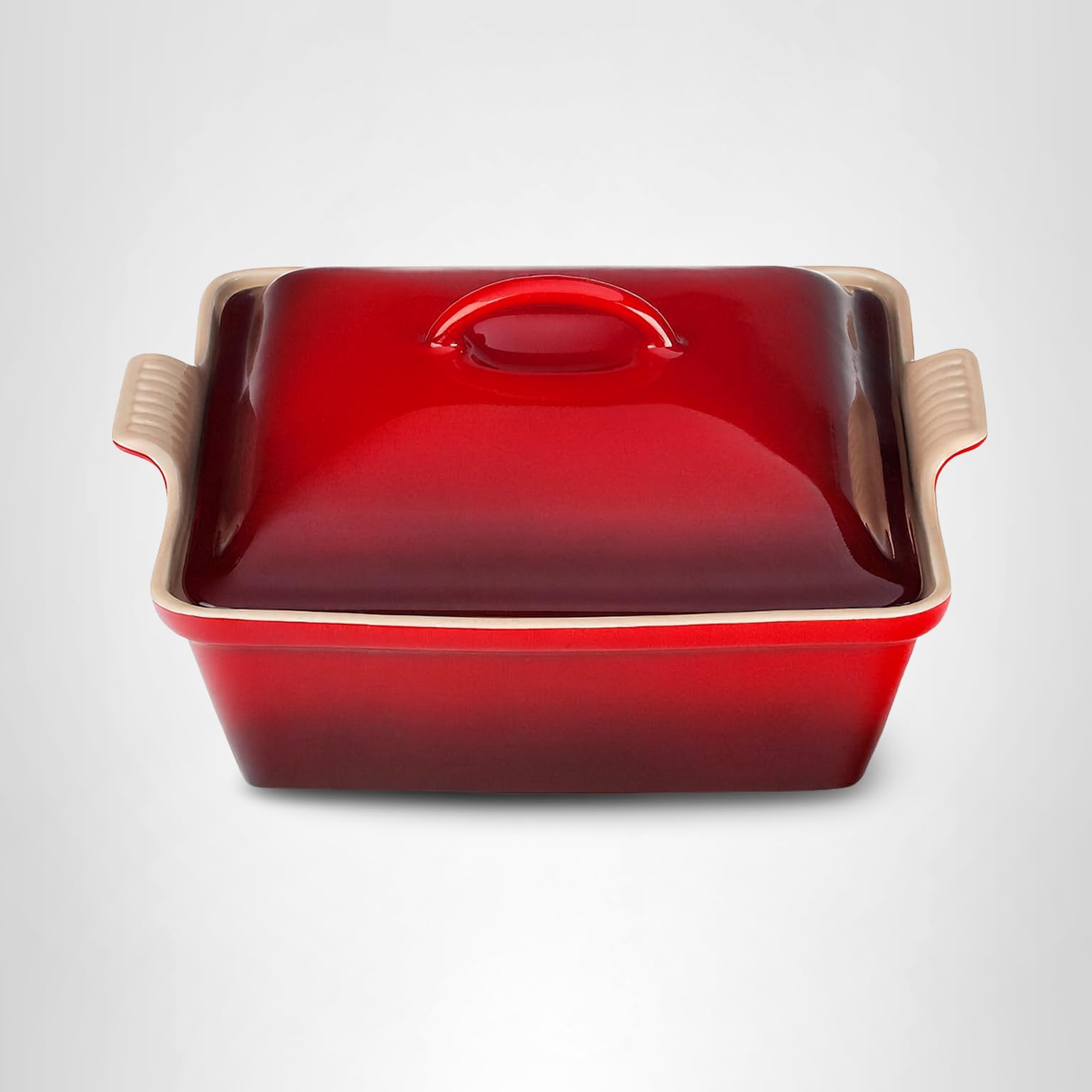 Amazon.com: Le Creuset Stoneware Heritage Covered Square Casserole