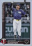 2025 TOPPS UPDATE RAINBOW FOIL #US291 MICKEY GASPER RC MINNESOTA TWINS BASEBALL OFFICIAL TRADING CARD OF MLB