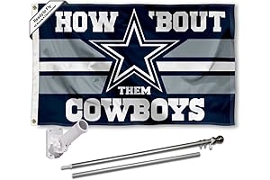 Dallas Cowboys How Bout Them Flag Pole and Bracket Mount Kit