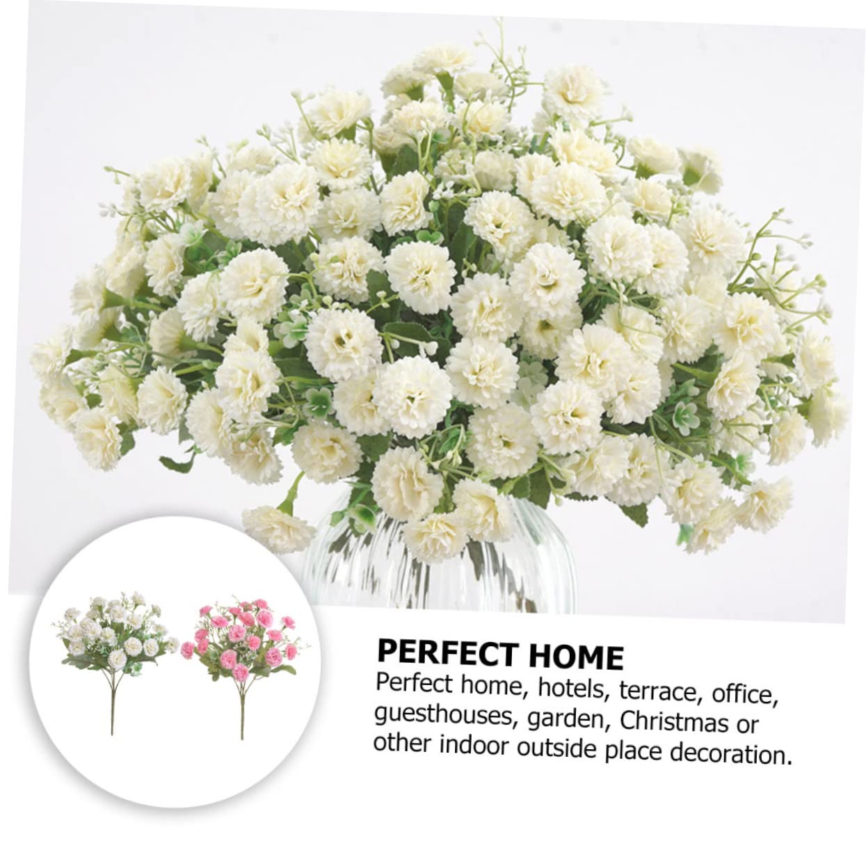 Alipis 3 Sätze Simulation Nelke Für Klein Dekorative Kunstblumen Uv Dekorationsparty Rustikale Künstliche Blüten Nupsis Hochzeitsdekoration Blume Gefälschte Blumen Seidenblume 2 Stück * 3