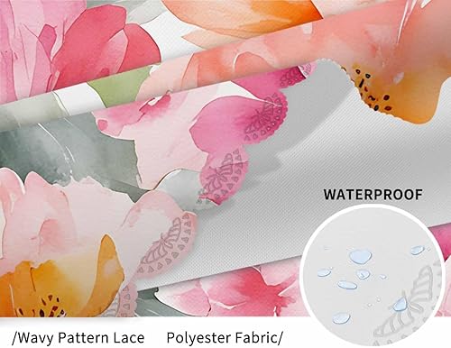 Miniatura 4 de Mantel redondo de música, teclas de piano, notas musicales, color blanco y negro, resistente al agua, de poliéster, mantel decorativo para cocina,