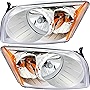Gold Shrine For Dodge Caliber Headlights Lamps Set 2007 2008 2009 2010 2011 2012 Halogen Driver and Passenger Side