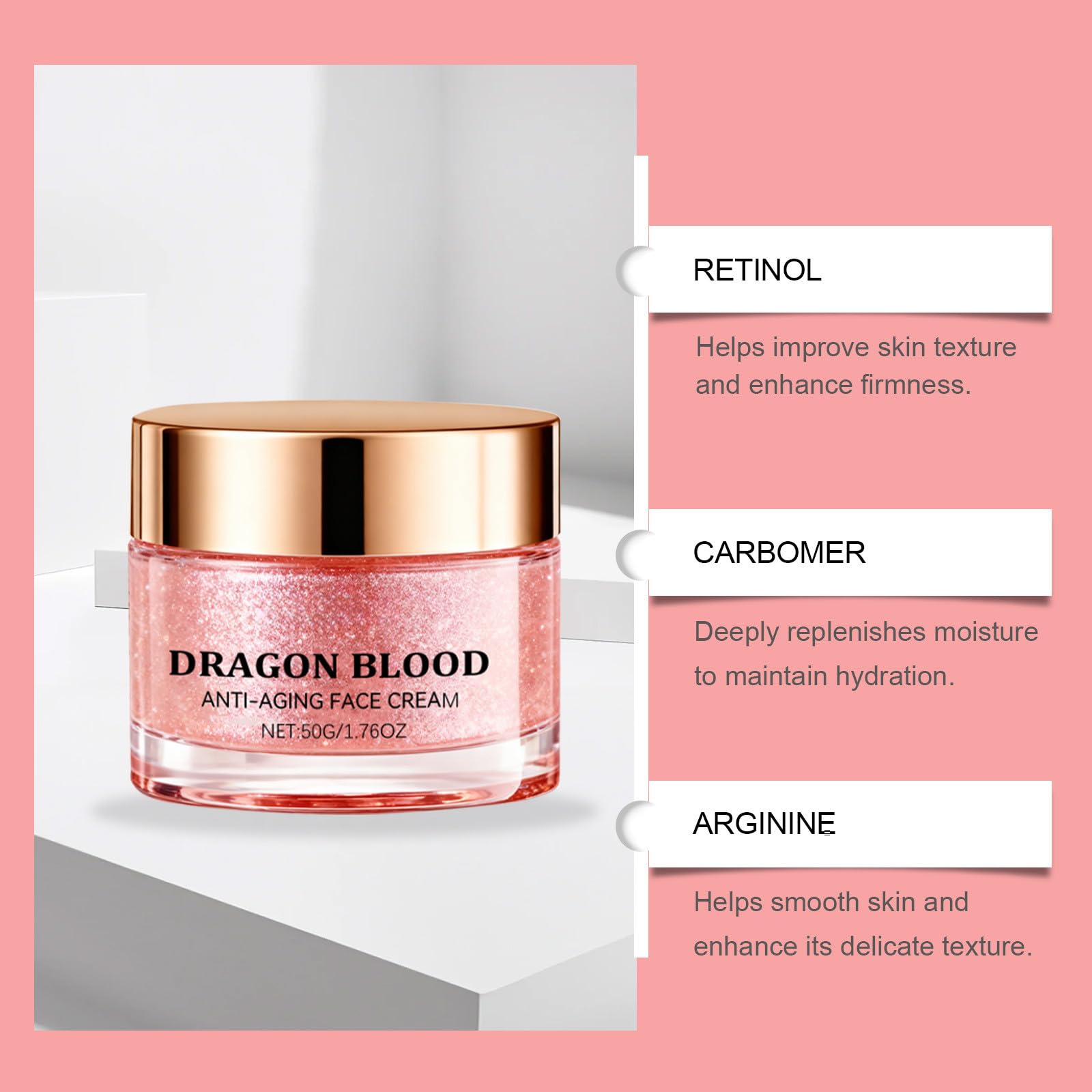 Dragon Blood Cream, Retinol Dragon Blood Face Cream, hidratante