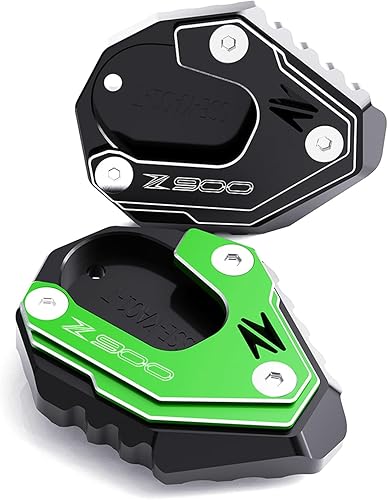 Miniatura 4 de CNC aluminio for Kawasaki Z900 Z 900 Z900RS Z900SE 2017-2022 2023 Motorcycle Side Stand Extension Kickstand Pad Tire Valve Air Caps (Color