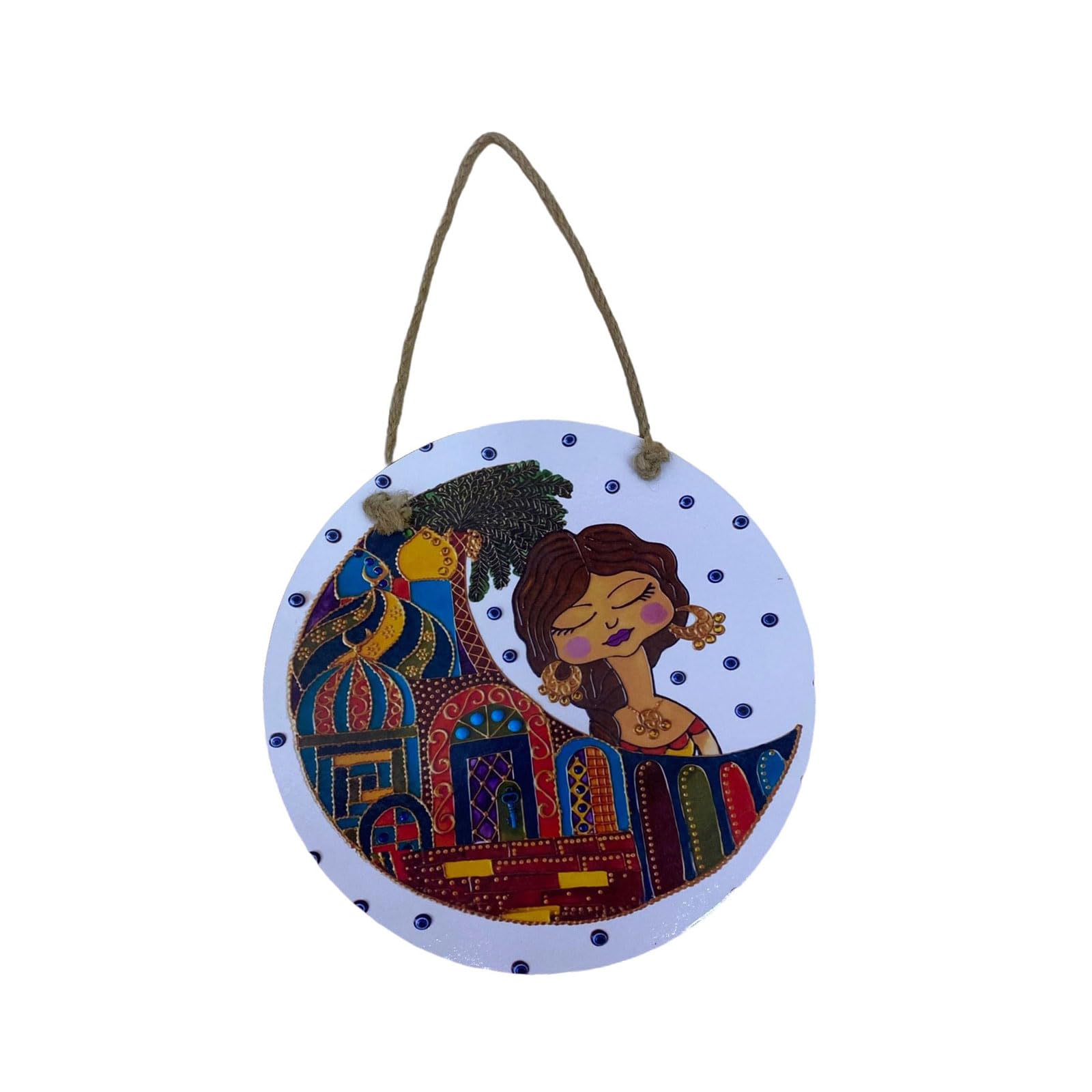 Elnwnnkc Eid Wall Ornament Festival Wall Hanging Pendant Suitable for Festival Decors in Various Space and Setting Hanging Decors