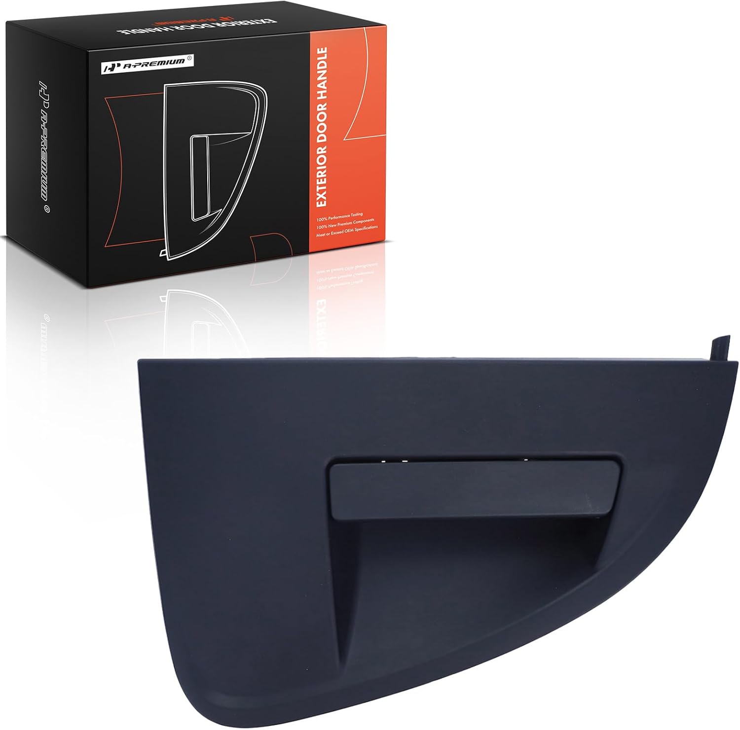 A-Premium Rear Right Passenger Side Exterior Door Handle Compatible with Chevrolet Sonic 2012-2018 Hatchback, Textured Black, Replace# 95471002