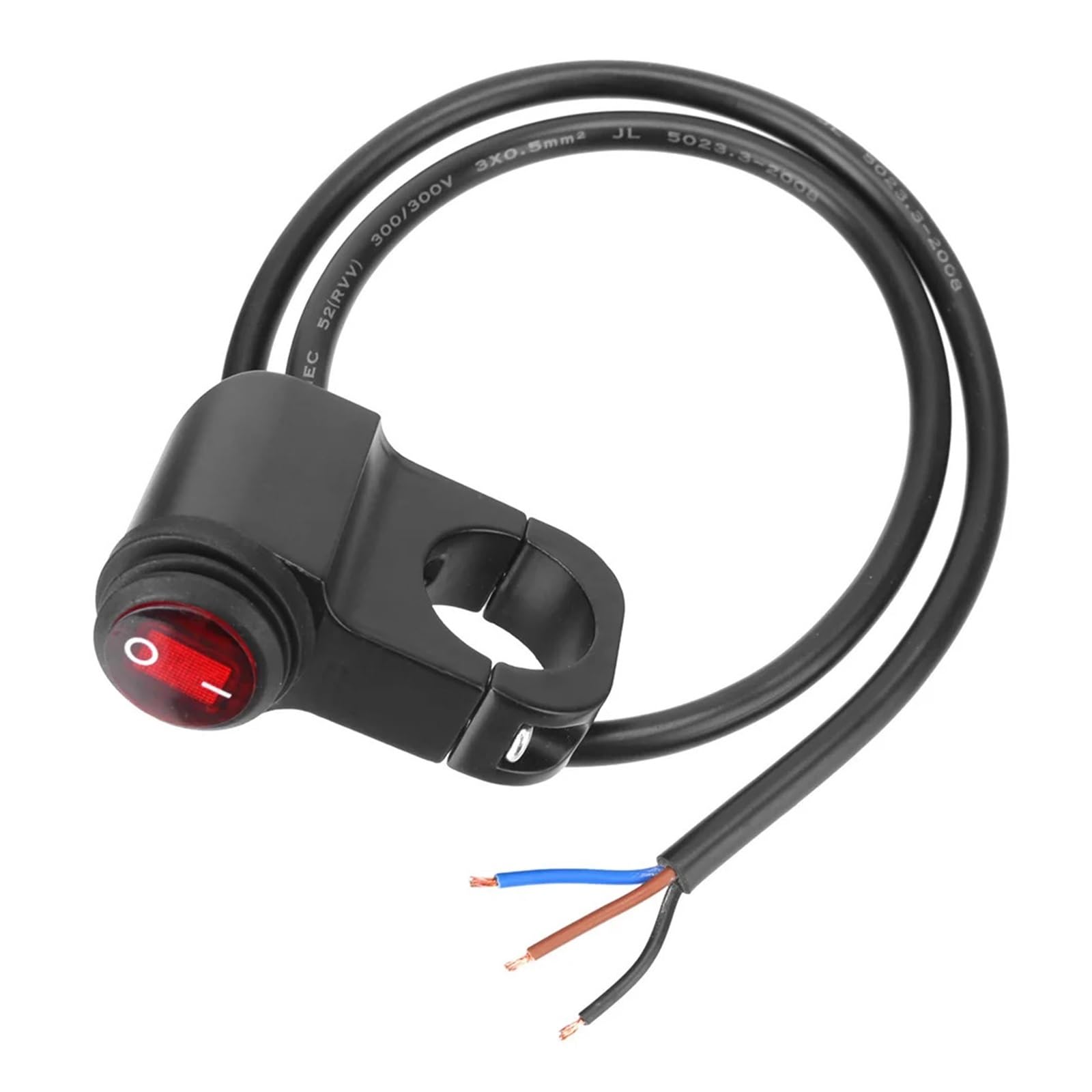 Interruptor de motocicleta modificado en aluminio contra lluvia 8