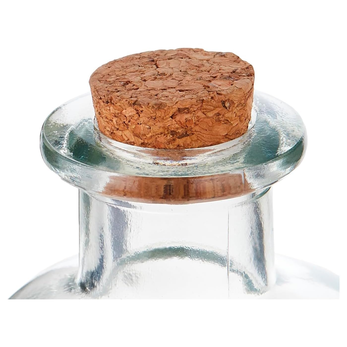 Acan Tradineur - Pack de 3 Botellas de Vidrio, frascas con tapón de Corcho, Reutilizables, rellenables, licores, Aceite, Agua, Vino, Whisky, Bodas - 700 ml