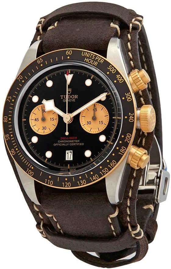 Tudor Black Bay S&G Chronograph Black Dial Men's Watch M79363N-0002