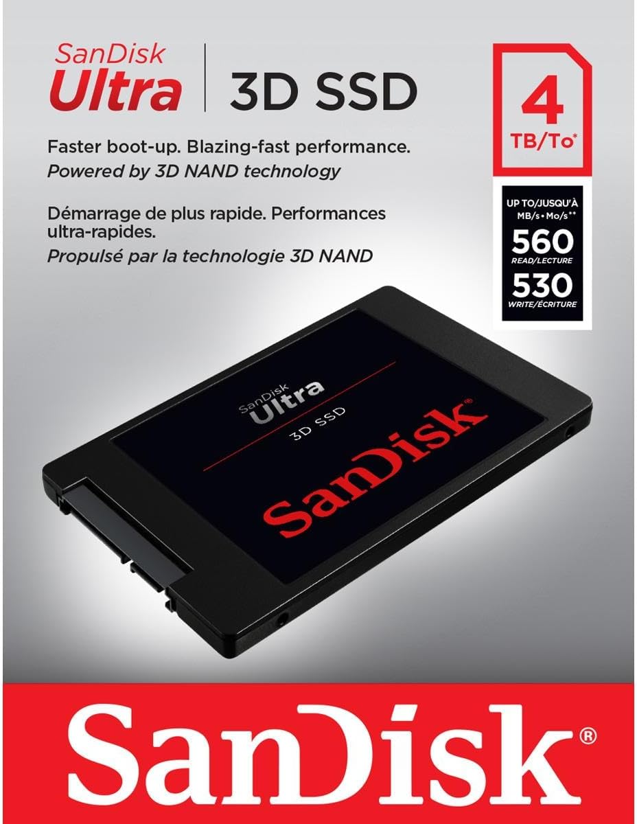 SanDisk サンディスク 内蔵 SSD Ultra 3D 4TB｜Amazon | SanDisk サン