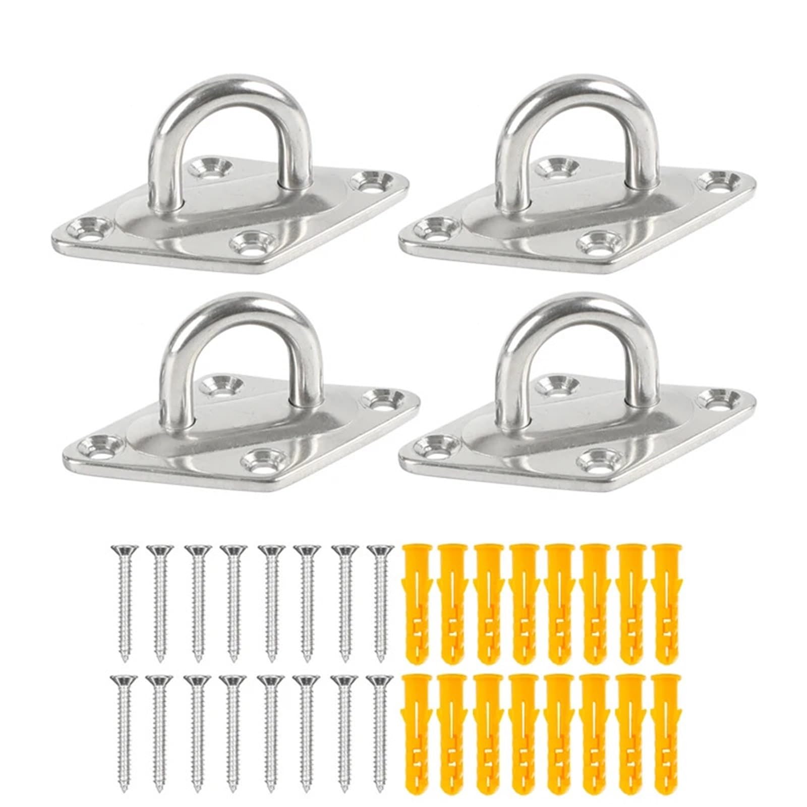 Crochets muraux robustes pour hamac et suspension de terrasse en U 6mm
