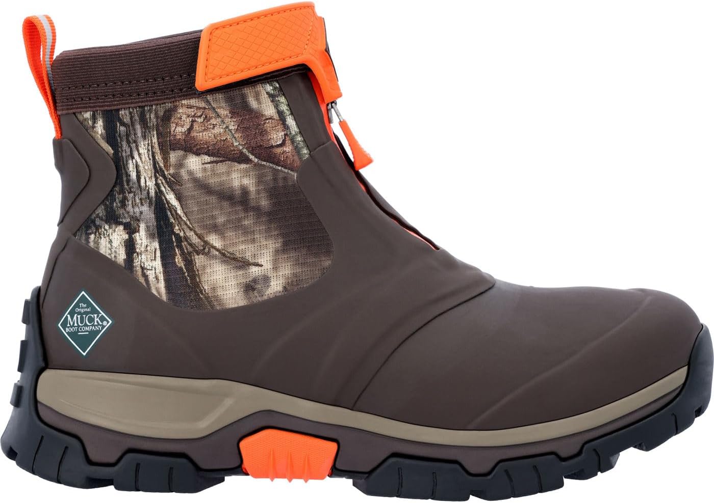 Muck Boots Apex Mid Zip Wellingtons Black/Dark Shadow