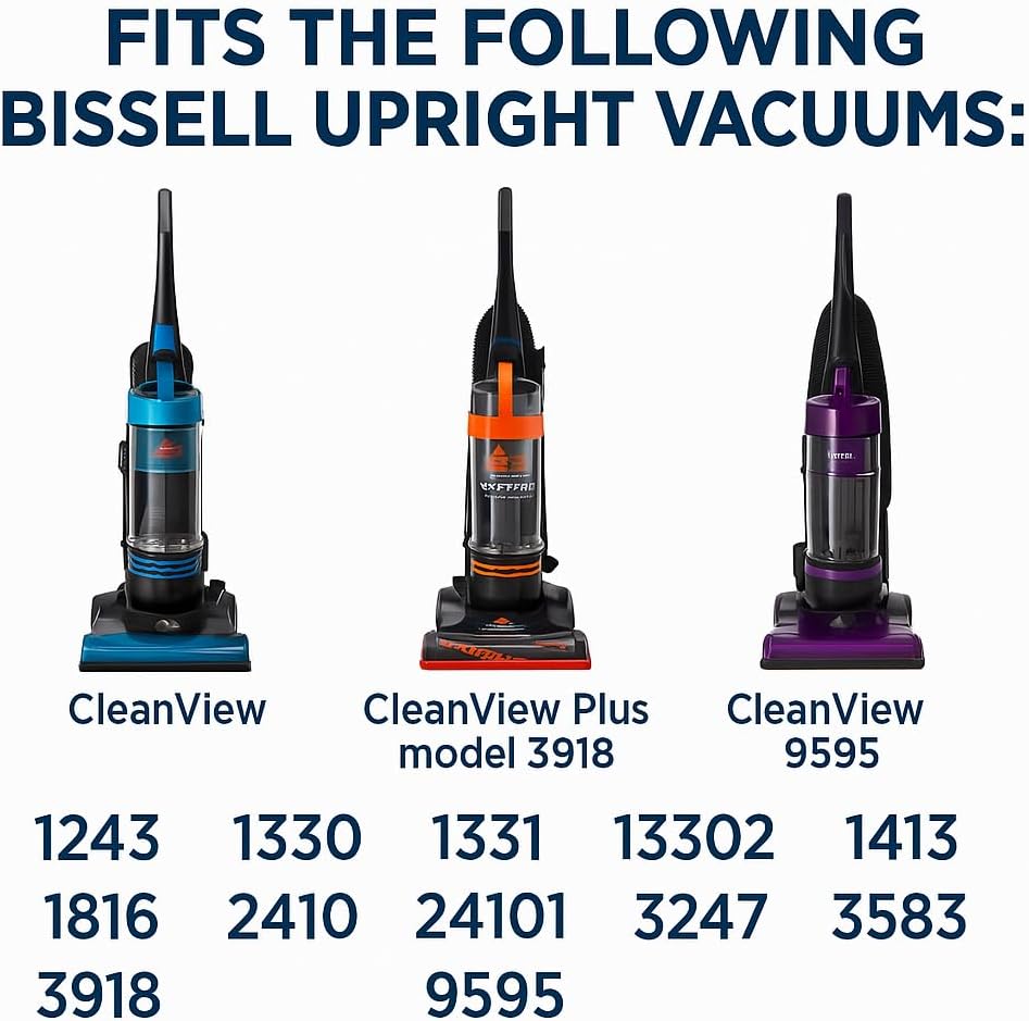 Premium Replacement Brush Roll (13.5") for Bissell CleanView Upright Vacuum – Fits Models 1243, 1330, 1331, 2410, 3918, 9595 & More – Replaces Part # 1600159