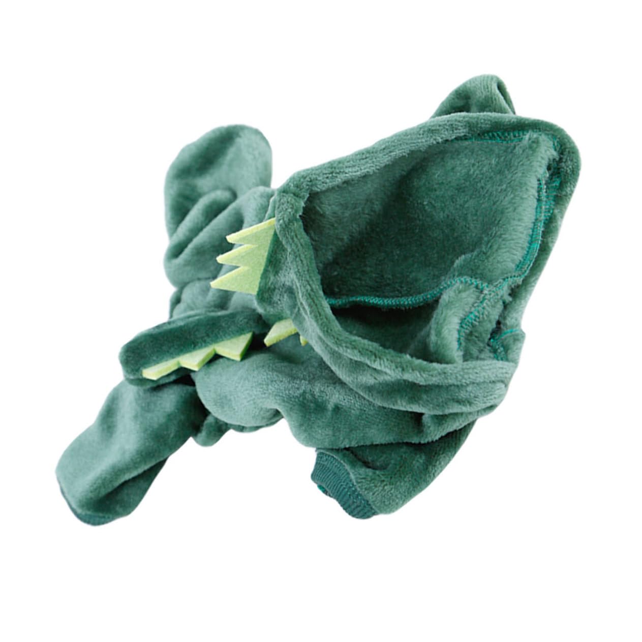FOMIYES Hooded Thermal Jacket for Puppy Dogs Dog Hooded Clothing Dinosaur Design for Pet Garment in Cold Weather