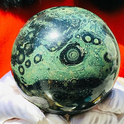 Peacock Eye Stone Ball Crystal Home Decoration Gift Ornaments (Size : 60-65mm)