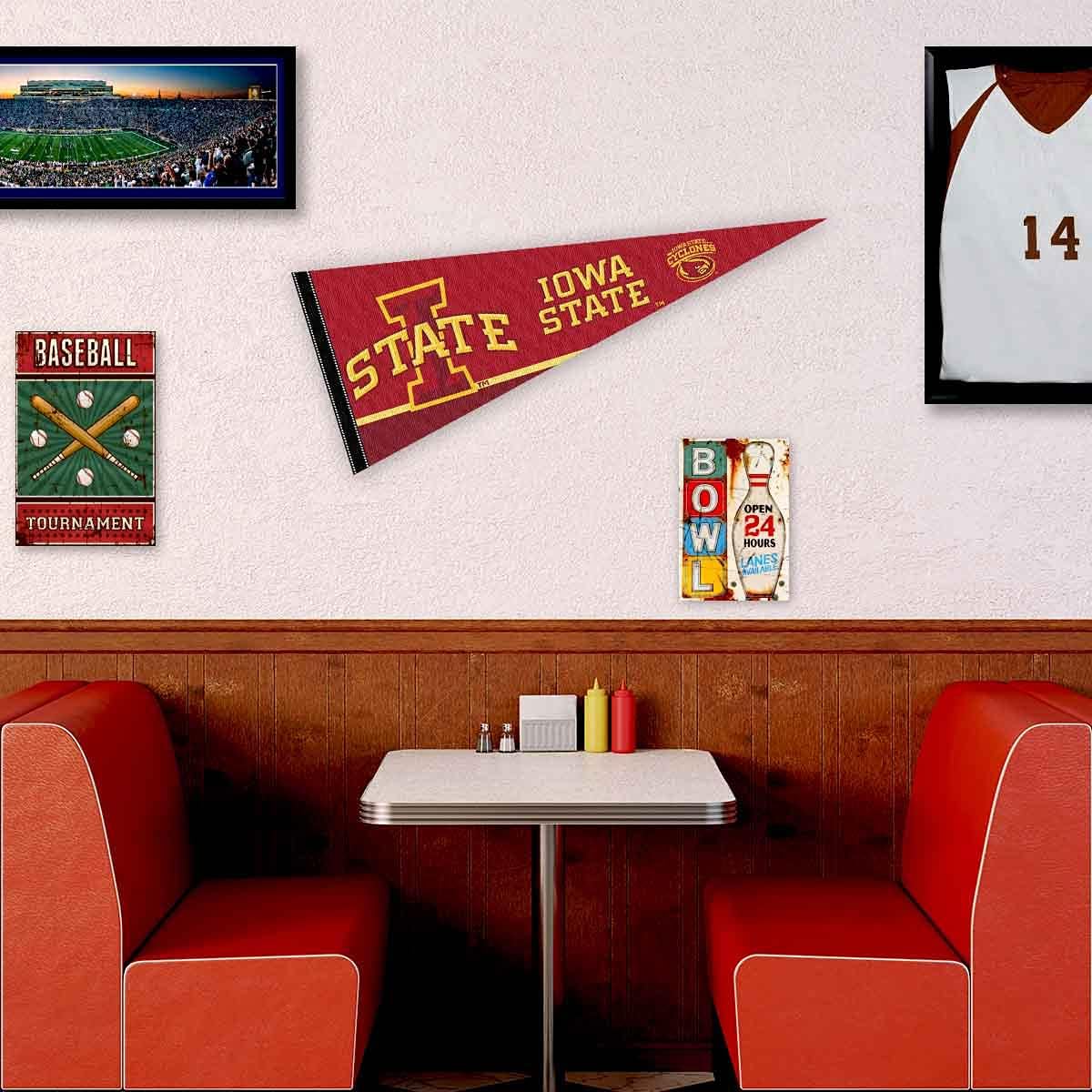 Iowa State Cyclones Pennant Full Size Felt - Image 3