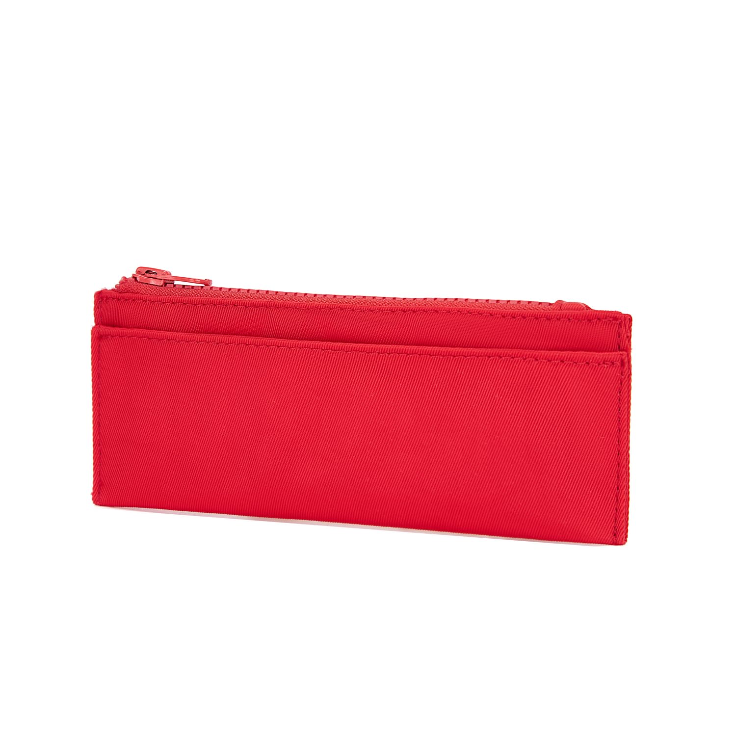 Pencil Pouch for Teens School Office Supplies Pencil Case Cosmetic Bag Zipper (Red)