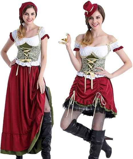 Amazon Co Jp Halloween ハロウィン 仮装 海賊 酒場 コスプレ メイド 魔女 衣装 コスチューム レディース パイレーツ 赤ずきんハロウィン 仮装 海賊 酒場 コスプレ Xlサイズ ロング ホビー