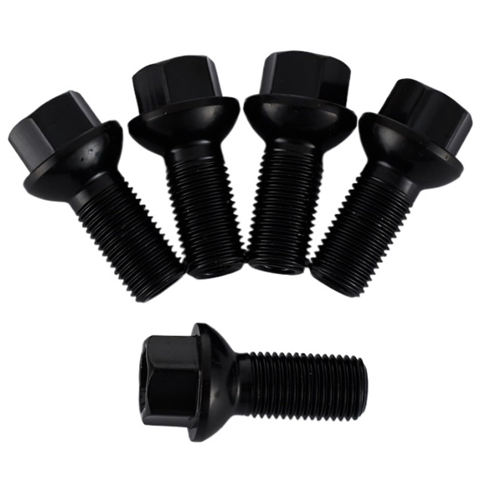 Bulloni ruota auto Compatibile Con Benz Per SL550 2011 5 Set Di Dadi Per Cerchi In Lega Con Rondella Conica OEM: 0009908307
