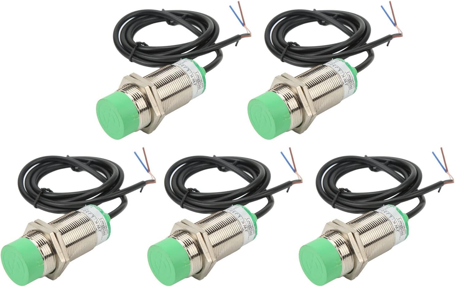 Approach Sensor, Inductive Proximity Switch, Very, 5Pcs NPN NO DC6‑36V 15mm M30x1.5, Easy Installation for Various Application Scenarios