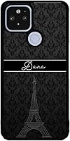 Vista 9 de Paris - Funda de goma negra personalizada de la Torre Eiffel compatible con Google Pixel 10, 10 Pro, 10 Pro XL, 9a, 9 Pro, Pixel 9, Pixel 9 Pro XL