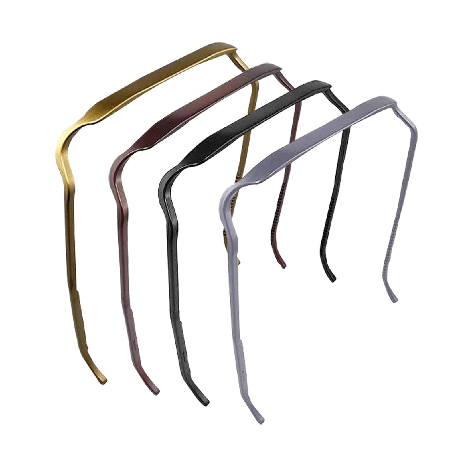 RonFinIntroducing the Ultimate Curly Hair Headbands The Perfect Fix for Your Gorgeous Locks (4PCS)