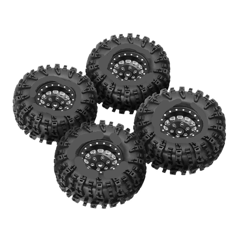 Mud Terrain S5 Swamp Claw 1.3" Wheel Tires Set Kompatibel mit 1/18 1/24 Scale RC Crawler und Off-Road Fahrzeugen