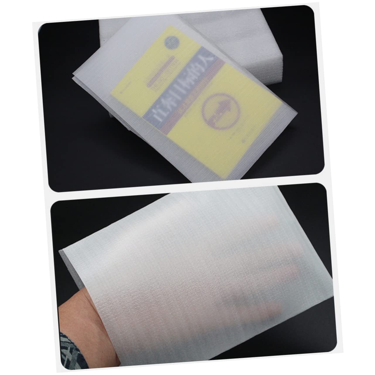 OFFSCH 100pcs Bubble Pouches Wraps for Packing 25x30cm Epe Coated Pearl Cotton Waterproof Scratch Resistant Moving Supplies