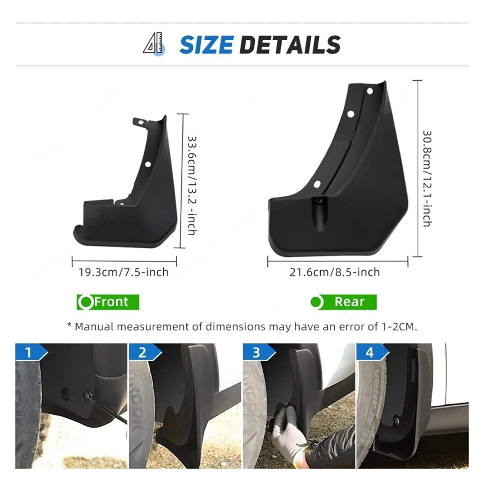 Auto Flap Paraspruzzi Per Skoda Per Kodiaq 2016-2021 Anteriore Posteriore Auto Paraspruzzi Paraspruzzi Parafanghi Parafango Accessori Auto Paraschizzi Fender