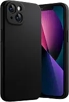 Capa para iPhone 13 Capinha [Ultra Slim] com [Proteção de Camera], Case Anti Impacto e Resistente, Anti Riscos, Leve, Aveludada e Design Elegante (Preto)