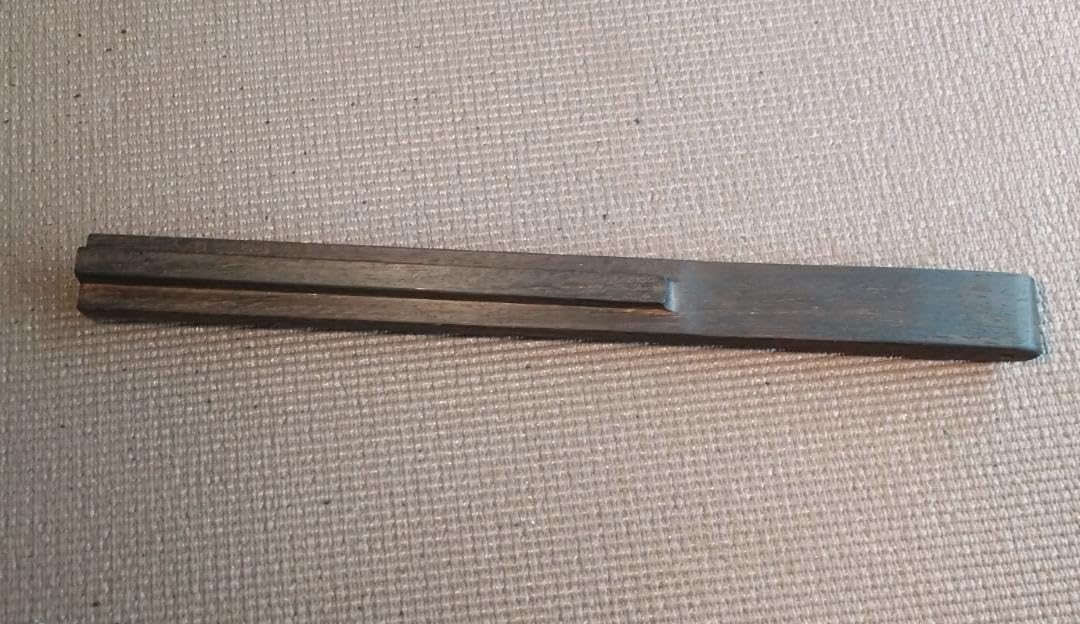 木扇 (縞黒檀製・角型・大) 【公式通販】