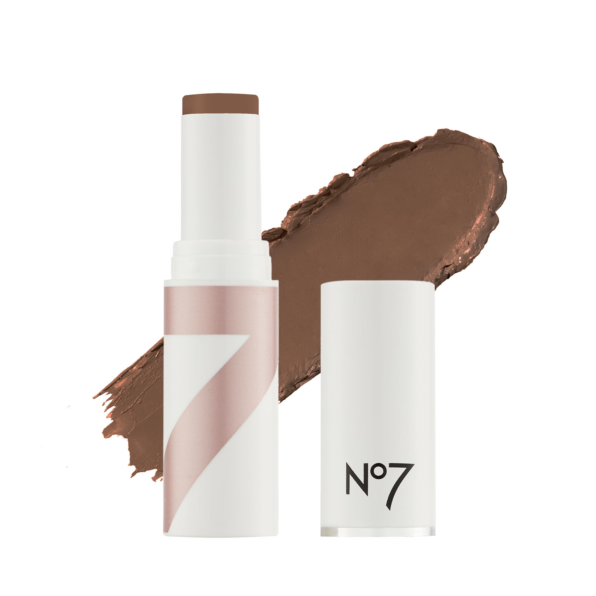 No7Stay Perfect Foundation Stick - Russet - Non-Drying Makeup Foundation with Hydrating Squalene - Coverage for Up to 18 Hours (10g)