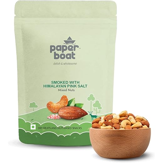 Paper Boat Smoked Mixed Nuts Pouch 200g