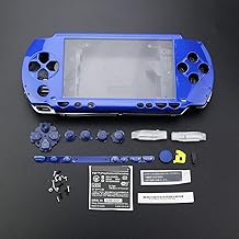 Nuevo reemplazo PSP 1000 carcasa completa cubierta con botones tornillos Set - Azul